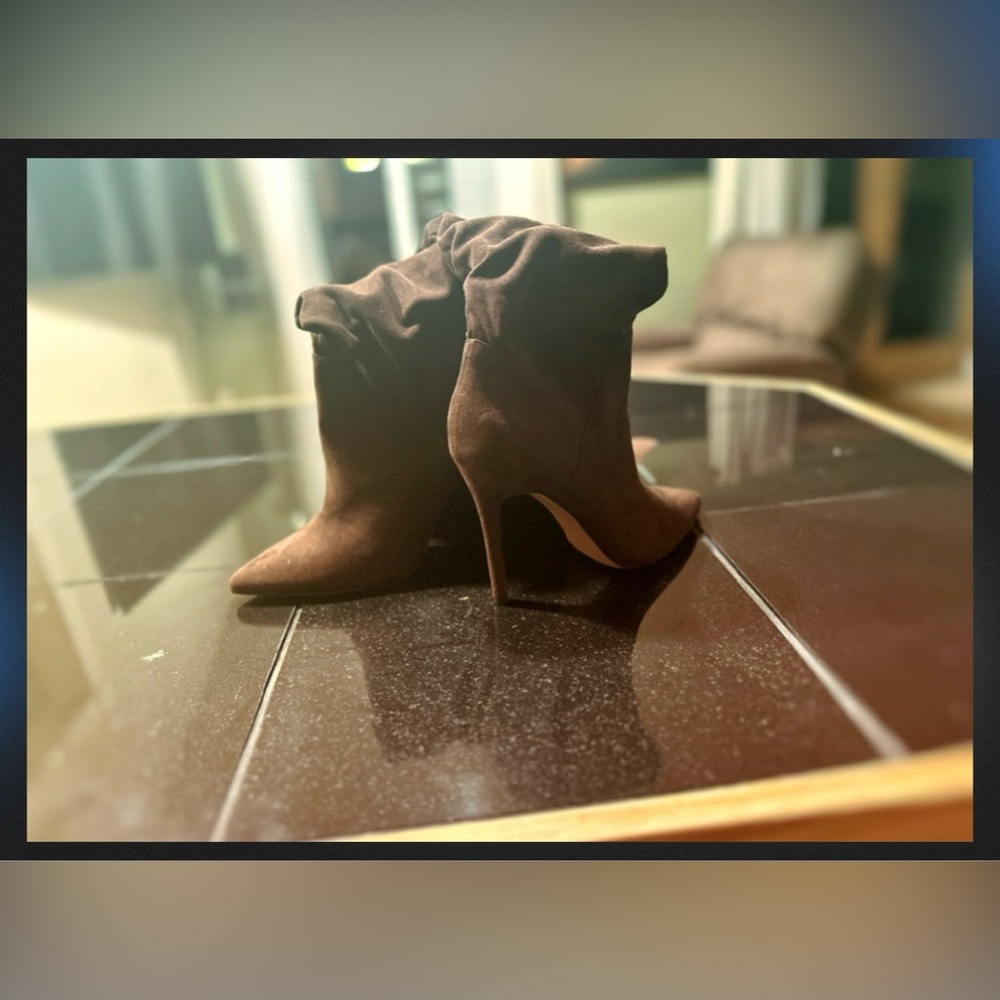 Jessica Simpson fold over stiletto boot